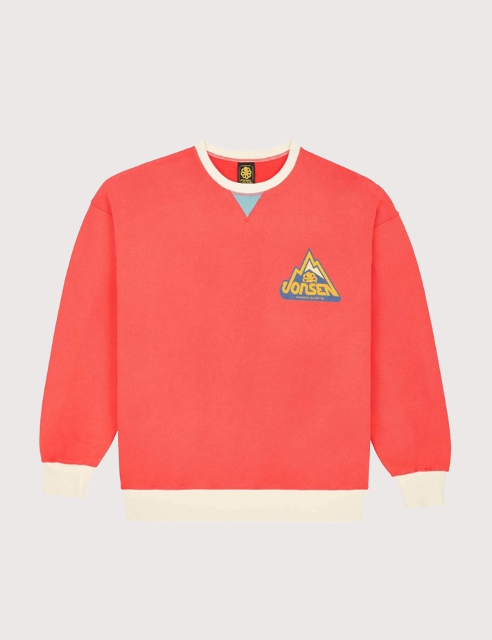 Jonsen Island Pull Mixte Oversize Bigrock Rouge