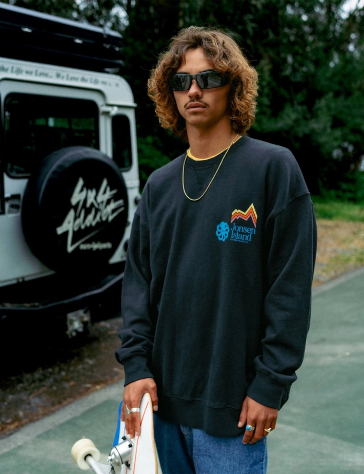 Jonsen Island Pull Mixte Sunny Alps Noir - 3