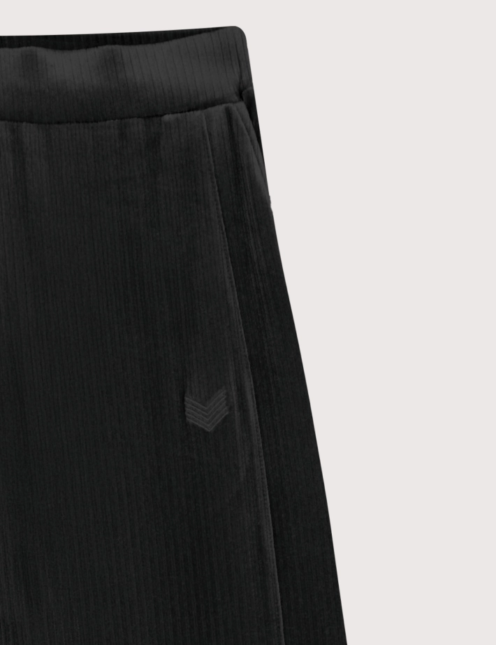 HBT Precieux Shiny Velvet | Chloe Pantalon Femme Noir - 2