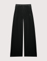 HBT Precieux Shiny Velvet | Chloe Pantalon Femme Noir