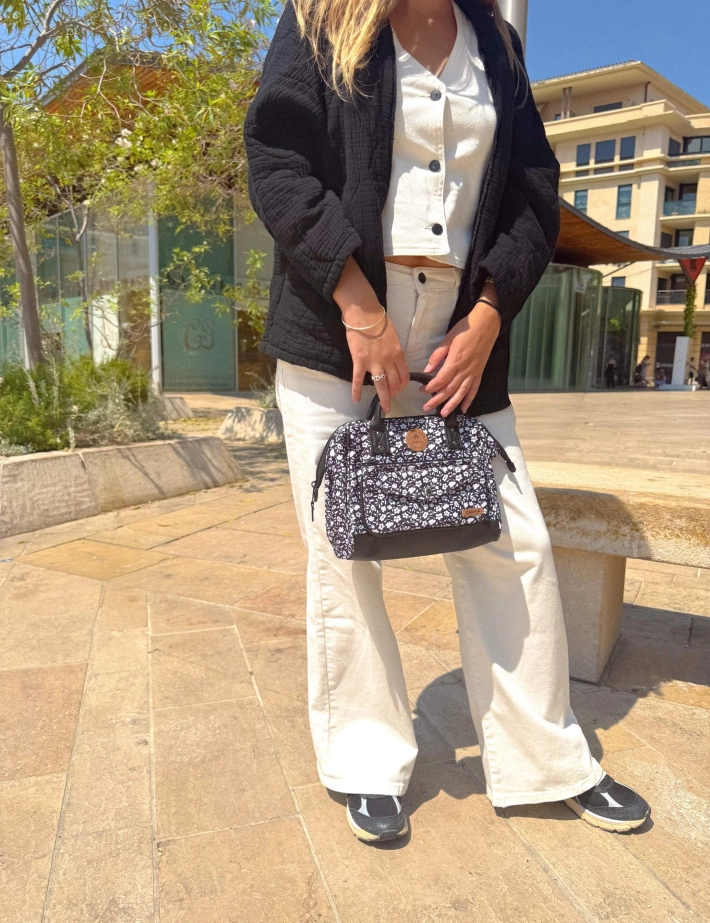 AOKYANOS Veste Kimono Femme Chicago Noir - 6