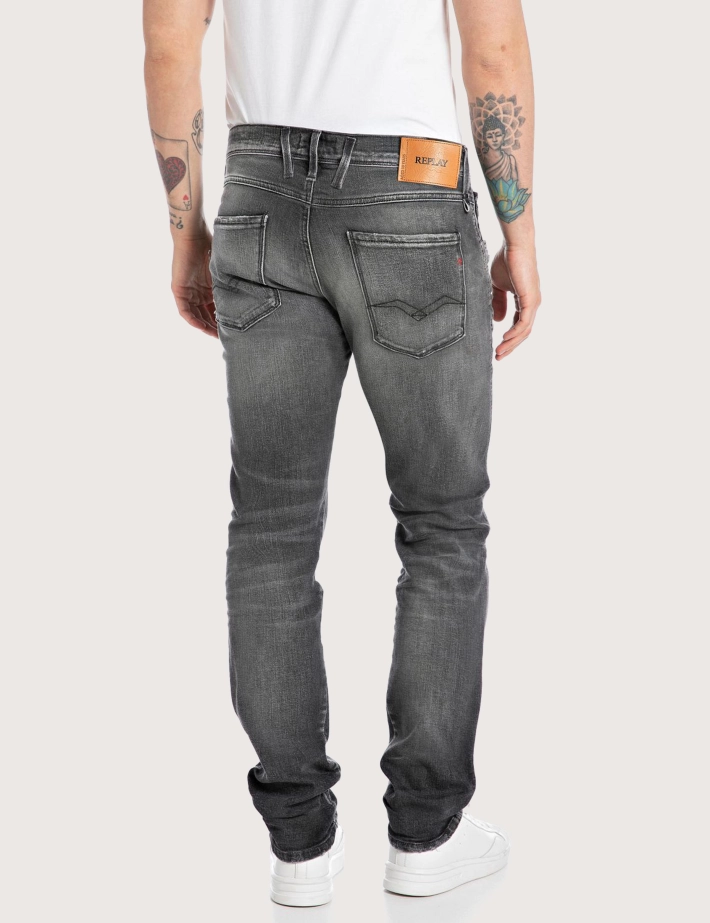 REPLAY Jean Homme Coupe Slim Anbass 34R Gris - 2