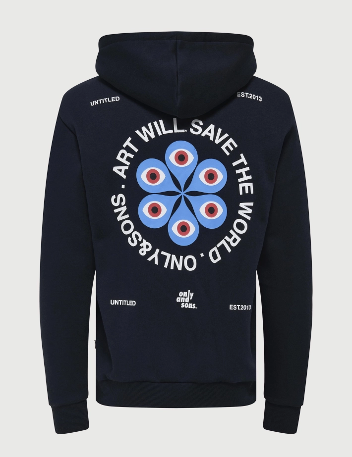 Only & Sons Sweat Capuche Homme Ceres Claude Noir