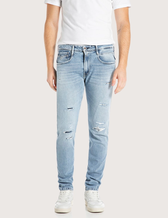 REPLAY Jean Homme Coupe Slim Anbass 50R