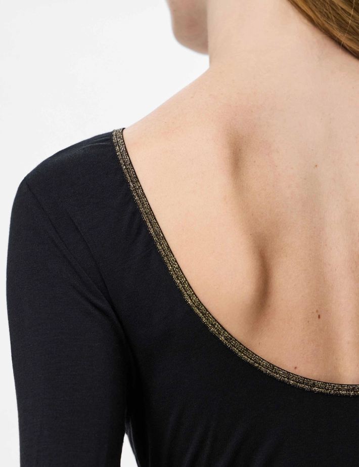 PIECES Body Manches Longues Jidi Noir - 3