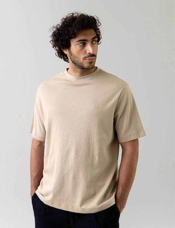 MOS MOSH T-Shirt Homme Manches Courtes Darren Gris Aluminium