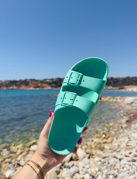 CACATOES Sandales Femme Rio de Janeiro Bleu Turquoise Aqua - 7
