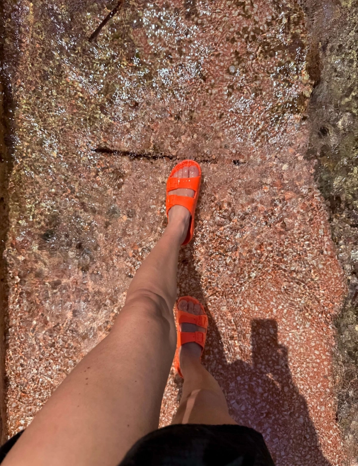 CACATOES Sandales Femme Bahia Orange Fluo - 5