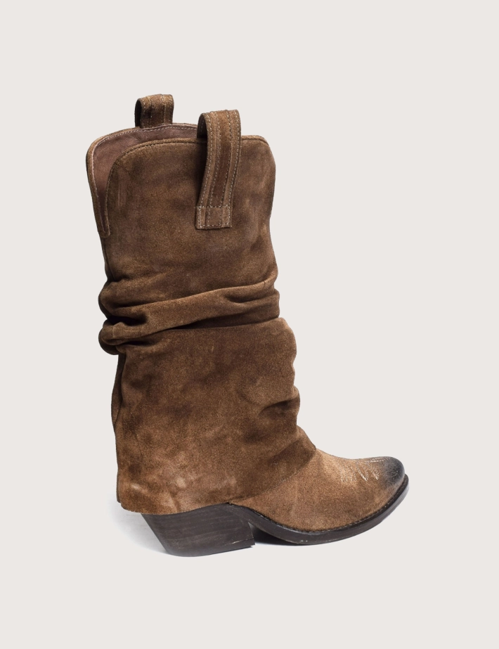 History 541 Bottes Santiags Camoscio Daim India 25 Marron - 6
