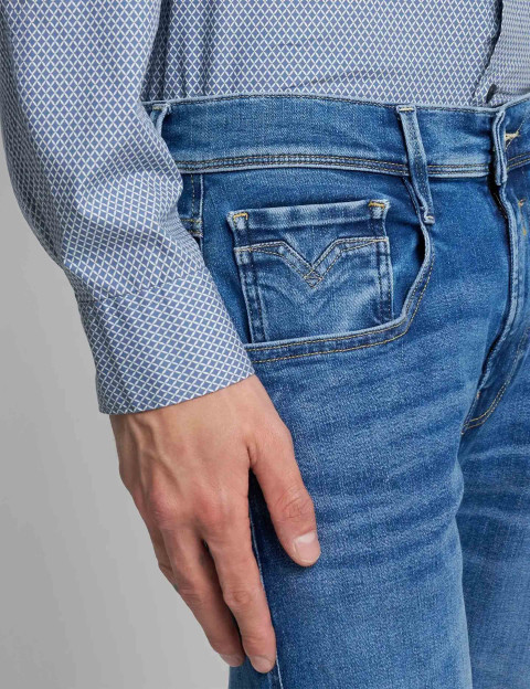 REPLAY Jean Homme Coupe Slim Anbass 990 - 4