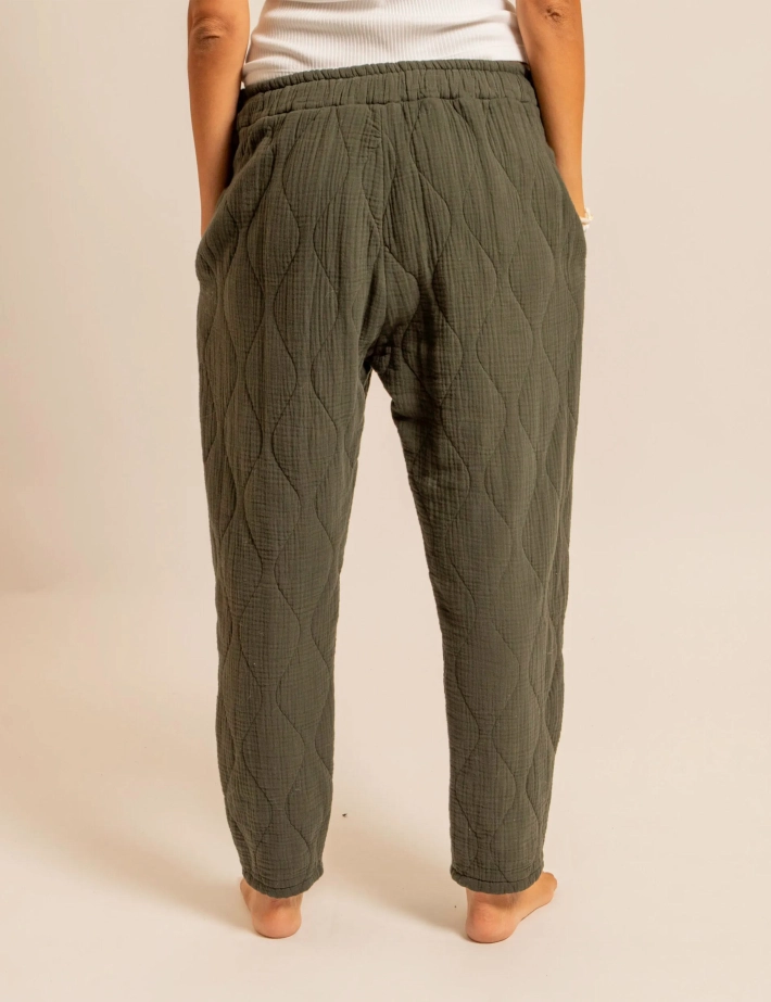 AOKYANOS Pantalon Femme Boston Vert Kaki - 2