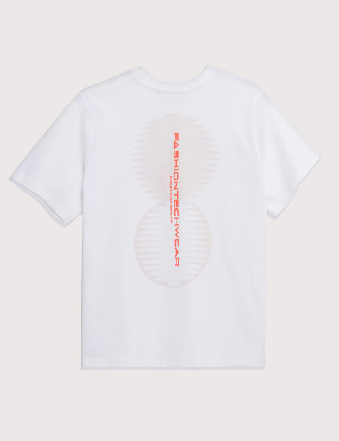 GERTRUDE T-Shirt Femme Manches Courtes Leopoldine Tech Blanc - 2
