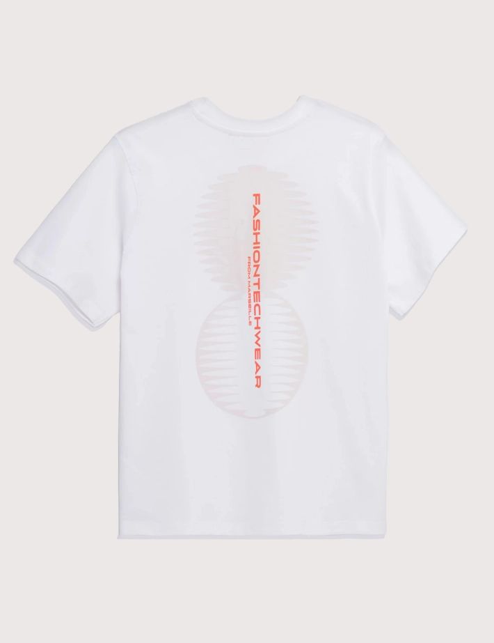 GERTRUDE T-Shirt Femme Manches Courtes Leopoldine Tech Blanc - 2