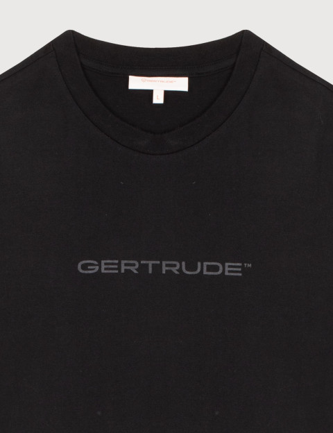 GERTRUDE T-Shirt Manches Courtes Homme Leonce Noir H25 - 2