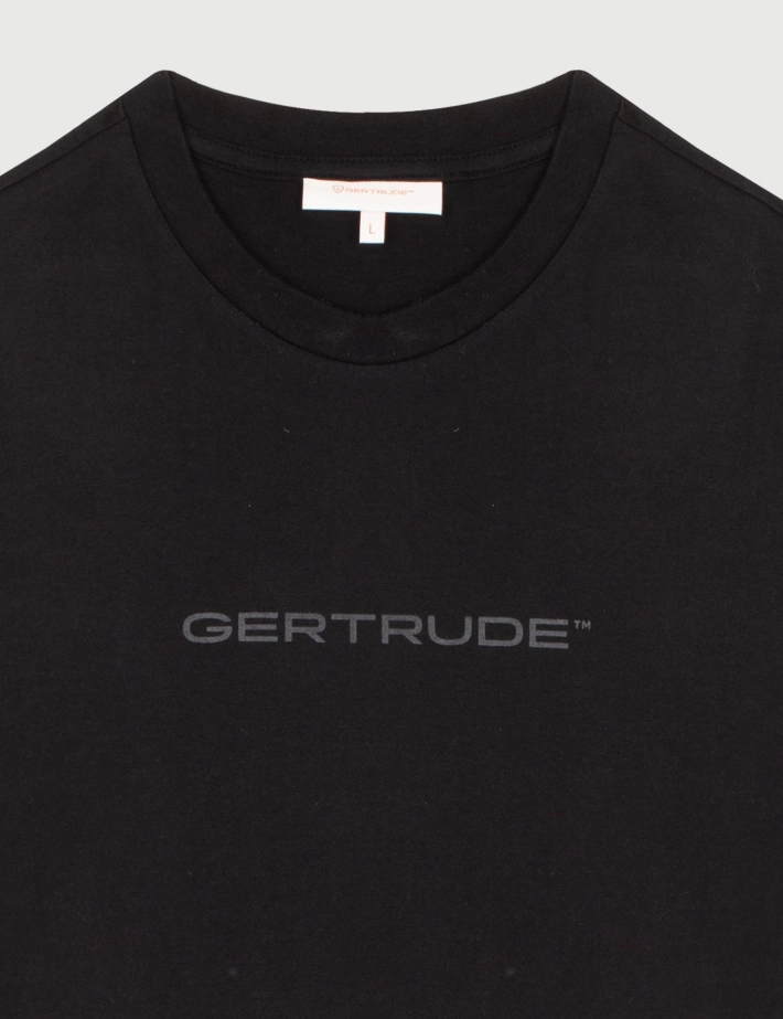 GERTRUDE T-Shirt Manches Courtes Homme Leonce Noir H25 - 2