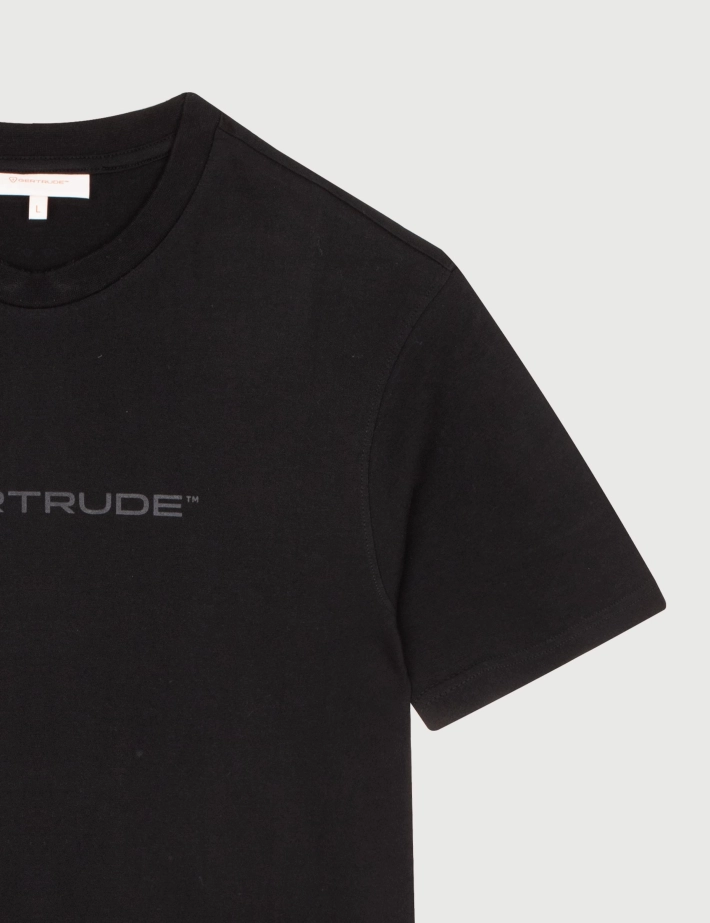 GERTRUDE T-Shirt Manches Courtes Homme Leonce Noir H25 - 3