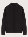 SSEINSE Cardigan Homme Zip Noir