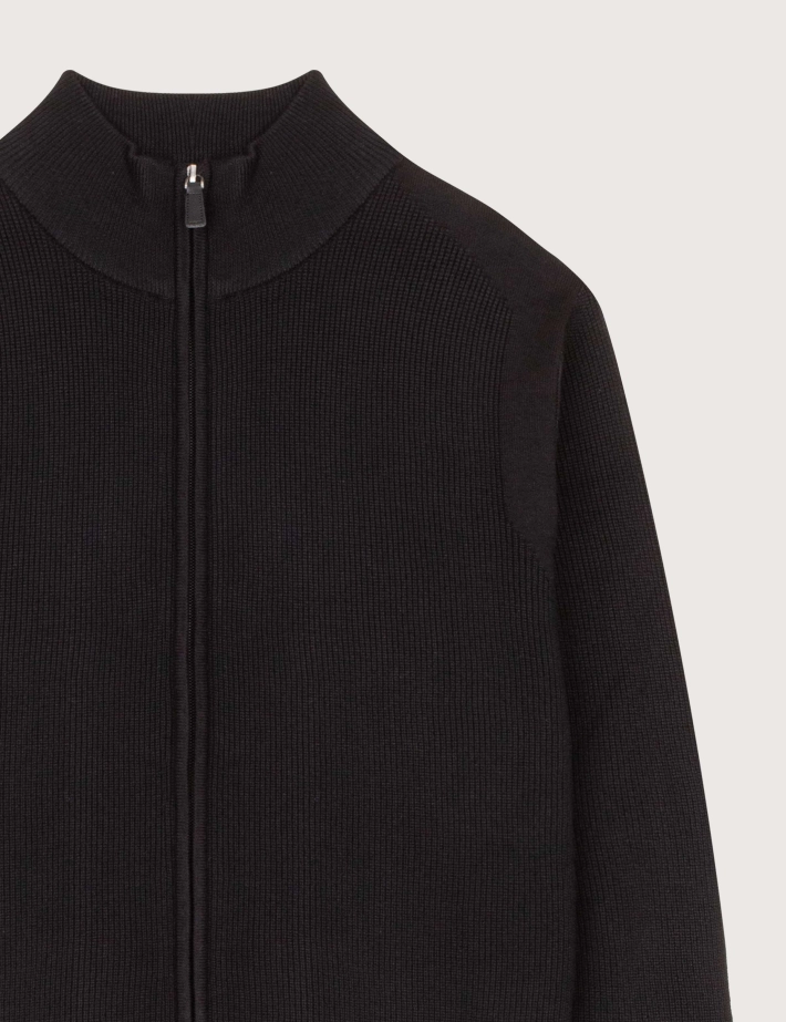 SSEINSE Cardigan Homme Zip Noir - 2