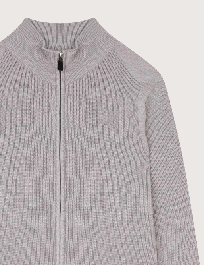 SSEINSE Cardigan Homme Zip Gris - 2