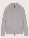 SSEINSE Cardigan Homme Zip Gris