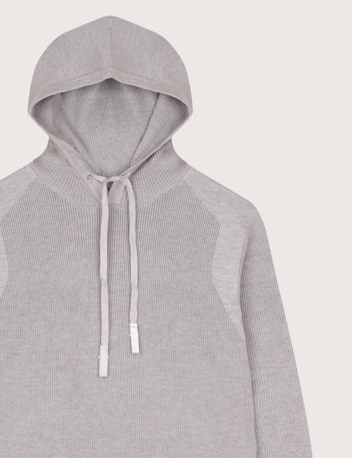 SSEINSE Pull à Capuche Homme Beige - 2