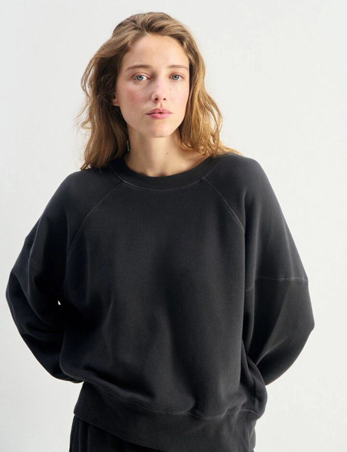 American Vintage Sweat Femme Atubay Noir - 2