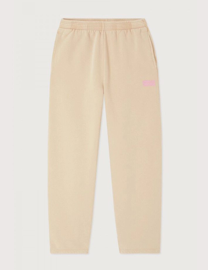 American Vintage Jogging Droit Femme Plizzy Beige Vintage