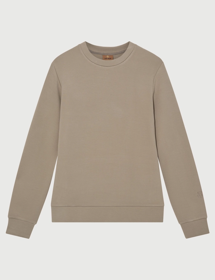 MOS MOSH Sweat Homme Abel Gris Aluminium