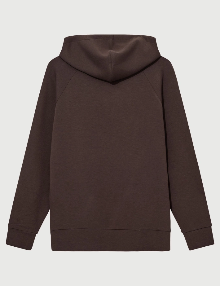 MOS MOSH Sweat Homme Capuche Abel Marron Chocolat - 2