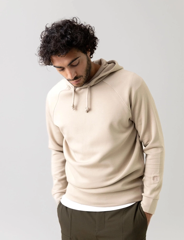 MOS MOSH Sweat Homme Capuche Abel Gris Aluminium - 4
