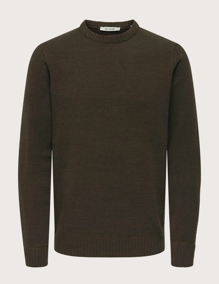 Only & Sons Tricot Homme Ethan Marron
