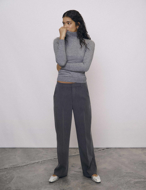 OBJECT Pantalon Femme Casual Sigrid Gris - 2
