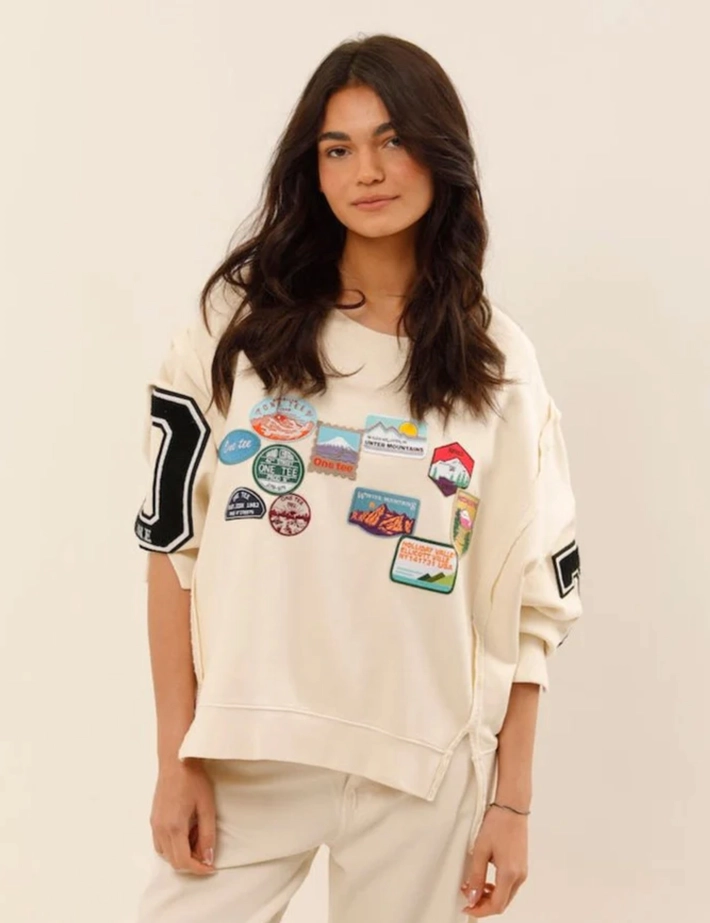 One Tee Sweat Femme Olympe Ivoire