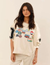 One Tee Sweat Femme Olympe Ivoire