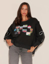 One Tee Sweat Femme Olympe Noir