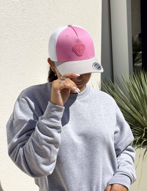 GERTRUDE Casquette Billy 2 Tones Rose Bonbon Mixte