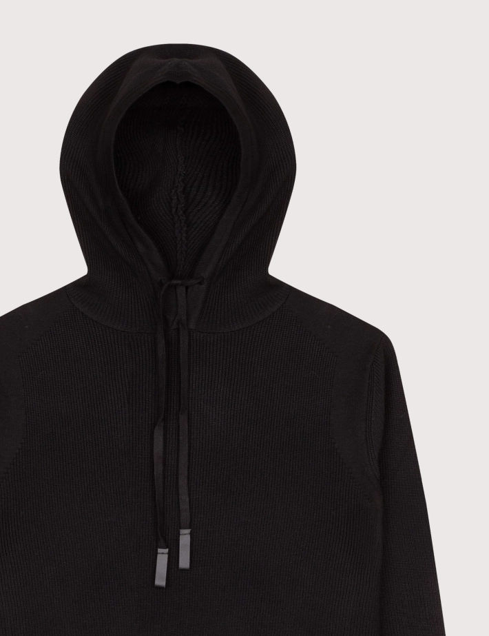 SSEINSE Pull à Capuche Homme Noir - 2