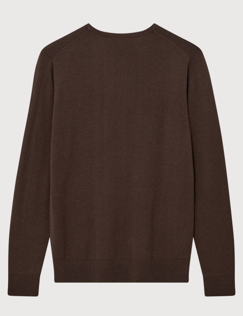 MOS MOSH Tricot Homme Adam Marron Chocolat - 4