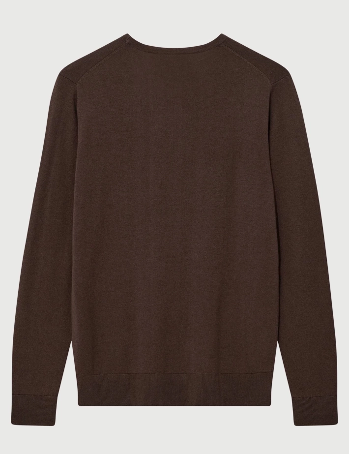 MOS MOSH Tricot Homme Adam Marron Chocolat - 4