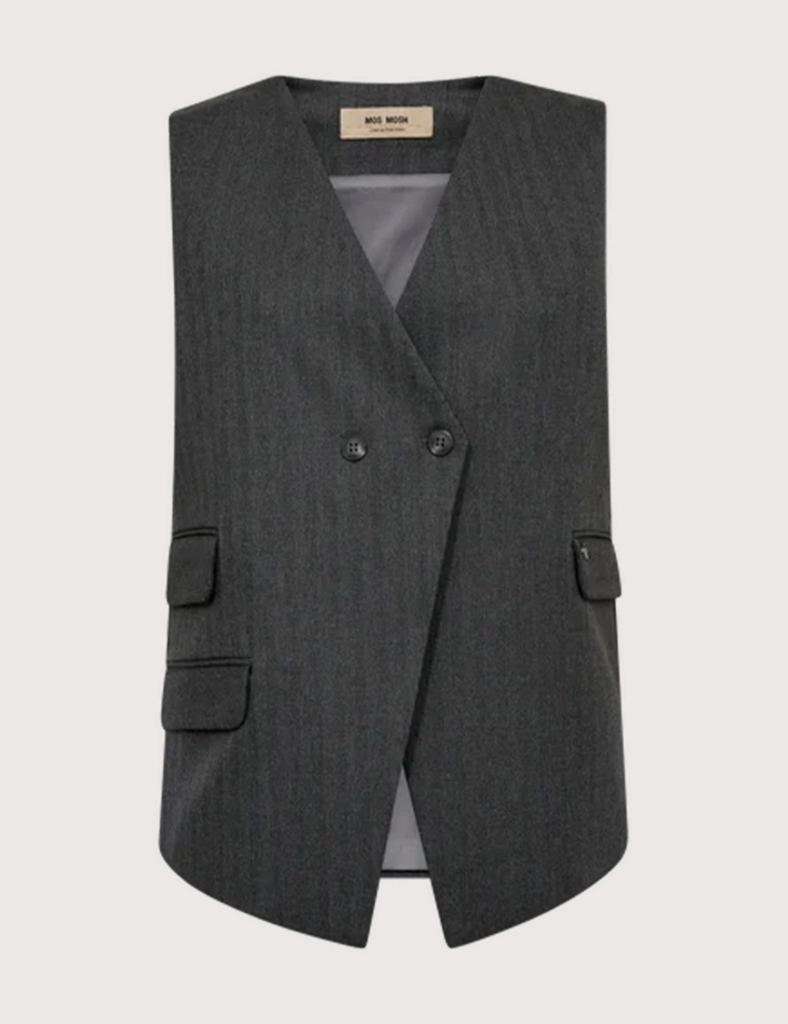 MOS MOSH Gilet Sans Manches Femme Alize Monrose Gris Anthracite