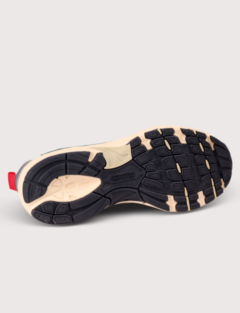 Genesis Baskets Femme G-Eco Contra Mesh Argent Kaki - 4