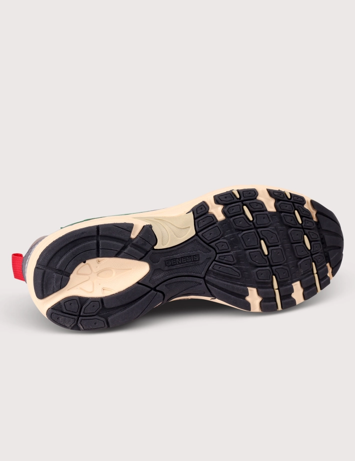 Genesis Baskets Femme G-Eco Contra Mesh Argent Kaki - 4
