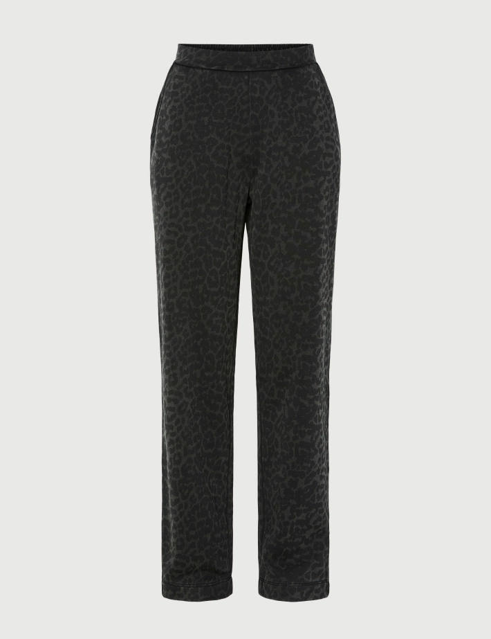 PIECES Pantalon Jackie Imprimé Léopard