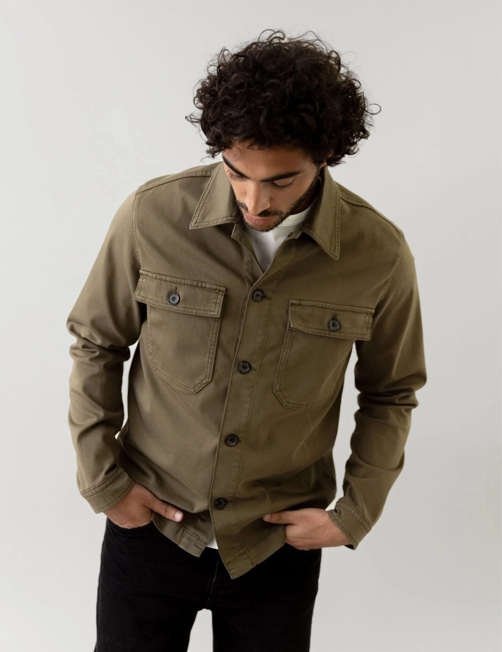 MOS MOSH Surchemise Homme Matteo Kaki - 2
