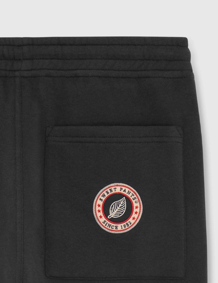 SWEET PANTS Jogging Mixte F Iconic Strai Droit Noir - 4
