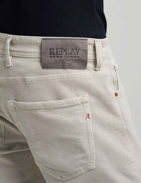 REPLAY Jean Homme Grover Coupe Droite 795 Gris - 4
