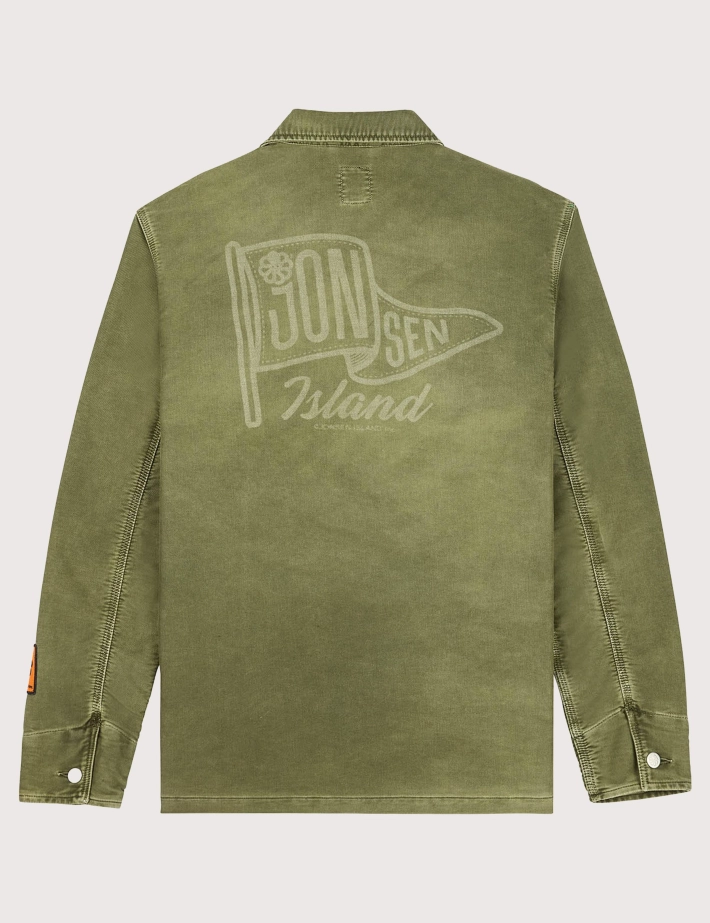 Jonsen Island Veste Worker Mixte Savi Kaki - 3