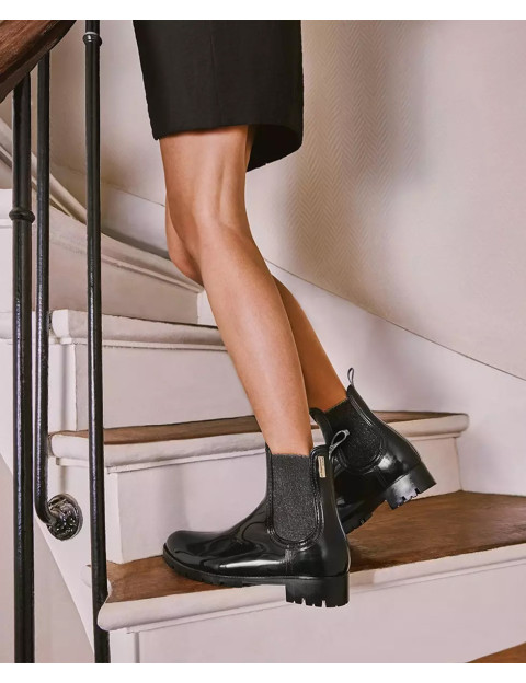 LES TROPEZIENNES PAR M.BELARBI Bottines Nea Noir Or - 3