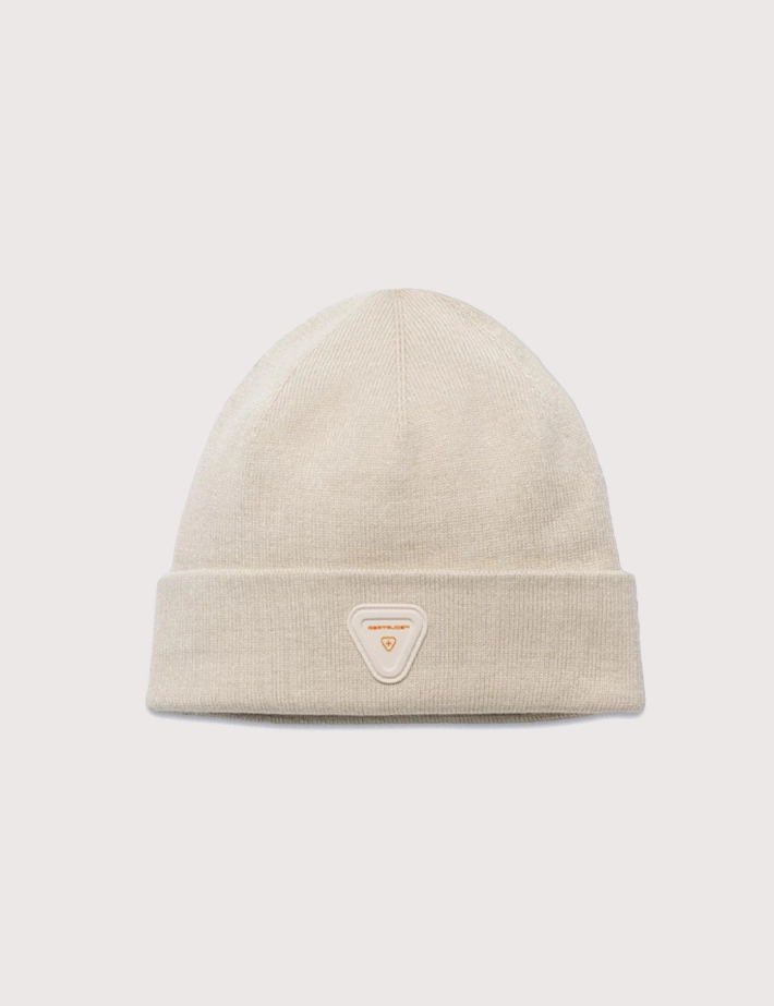 GERTRUDE Bonnet Unisex en Maille Jad Crème