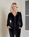 HBT Precieux Shiny Velvet | Ritchie Veste Femme Noir